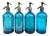 Shades of Blue Vintage Seltzers - Set of 4 For Sale