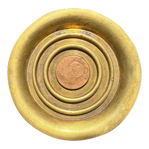 Italian Brass Coin Vide Poche