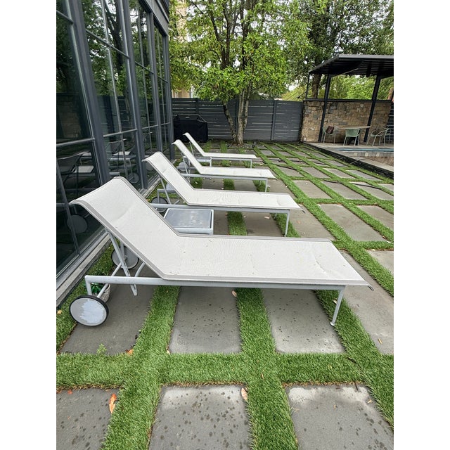 Pair Richard Schultz for Knoll 1966 Chaises Plus Side Table —Two Sets Available For Sale - Image 9 of 14