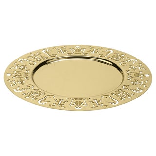Round Gold Tray by Studio Job For Sale