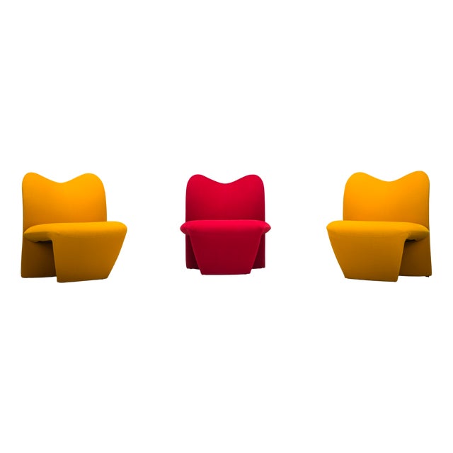 Multipla Lounge Chairs by Dillon & Wheeler for Kron Design, 1990s, Set of 3 For Sale