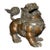 Antique Bronze Guardian Lion Incense Burner – 6.1" Foo Dog Censer With Removable Head For Sale