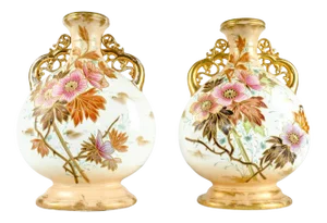 Antique German Porcelain Pieces - a Pair