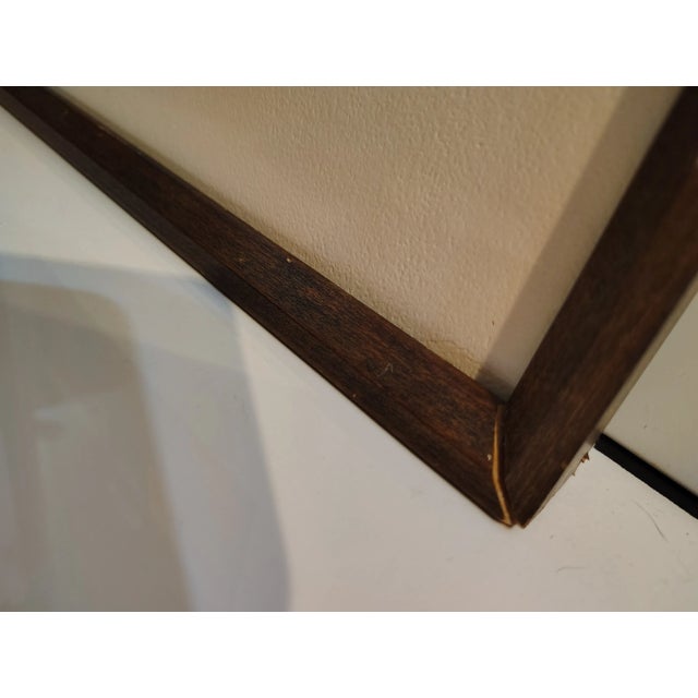 1960s Mid Century Modern Mixed Media Collage For Sale - Image 5 of 6