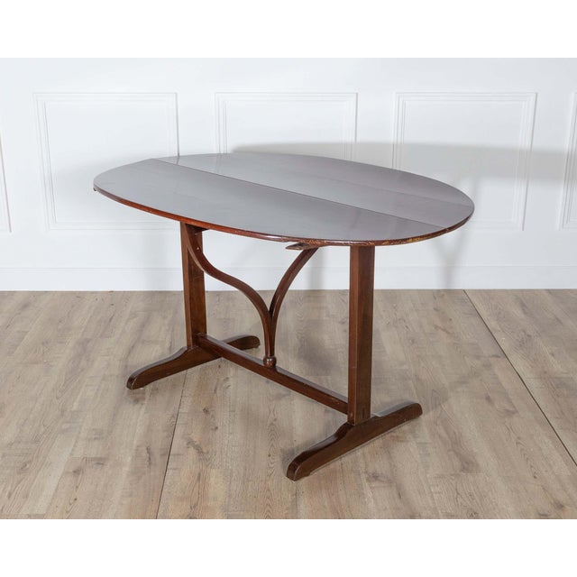 19th Century French Mahogany Winegrower’s Tilt-Top Table from Burgundy For Sale - Image 17 of 17