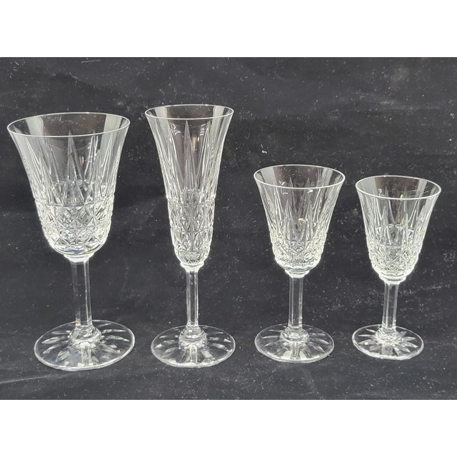 Crystal Tarn Carafe and Glasses from Saint Louis, France, 1950s, Set of 49 For Sale - Image 6 of 18