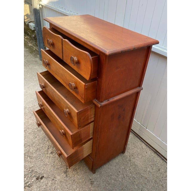 Wooden Chest of Drawers, 1950s For Sale - Image 17 of 17