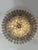 Contemporary Modern Grey "Poliedri" Murano Glass Flush Mount by Simoeng For Sale - Image 4 of 6
