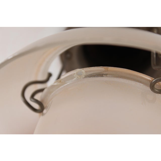 Art Deco Rose-Grey Glass Shades Pendant Light by Poul Henningsen for Louis Poulsen, Denmark, 1930s For Sale - Image 9 of 17