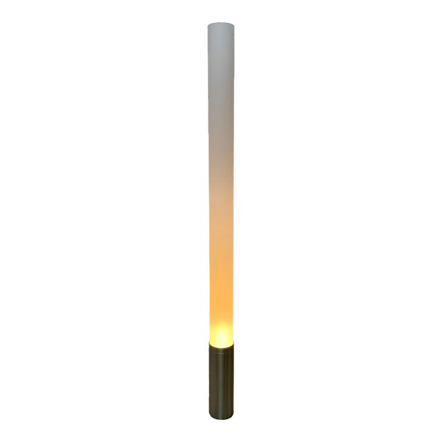 Pablo Pardo Elise Tubular Acrylic and Aluminum Floor Lamp for Pablo For Sale