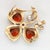 1930s 14k Yellow Gold Diamond Citrine Pearl Clover Brooch For Sale - Image 9 of 9