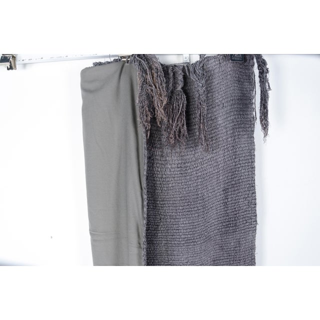 Vintage Anatolian Grey Hemp Runner Rug, 1960 For Sale - Image 3 of 10