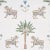 Boho Chic Sample - Schumacher Tiger Palm Wallpaper in Delft For Sale - Image 3 of 5