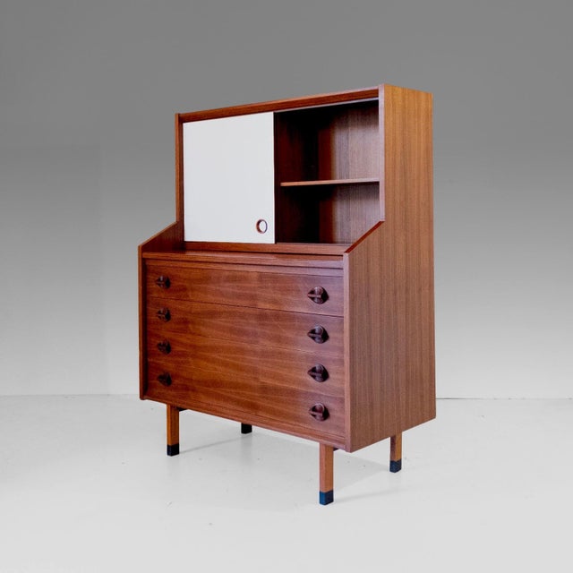 Mid-Century Modern Italian Wood Cabinet by George Coslin for 3V Arredamenti Padova, 1960s For Sale - Image 4 of 16