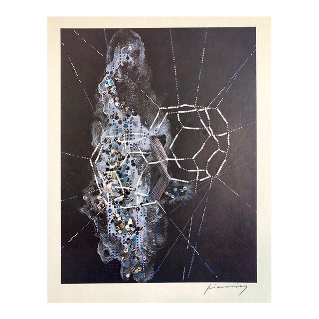 M. Peter Piening, Pencil Signed Abstract Geometric Graphic Design Lithograph Print, Bauhaus Artist For Sale