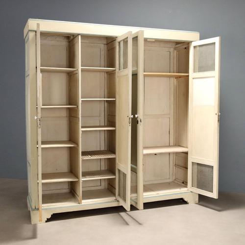 Lacquered Fir Pantry Cabinet For Sale - Image 3 of 11