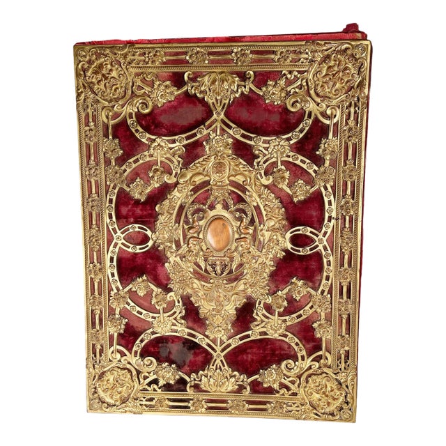 Bronze Doré Portfolio Attributed to E.F. Caldwell, New York Circa 1920 For Sale