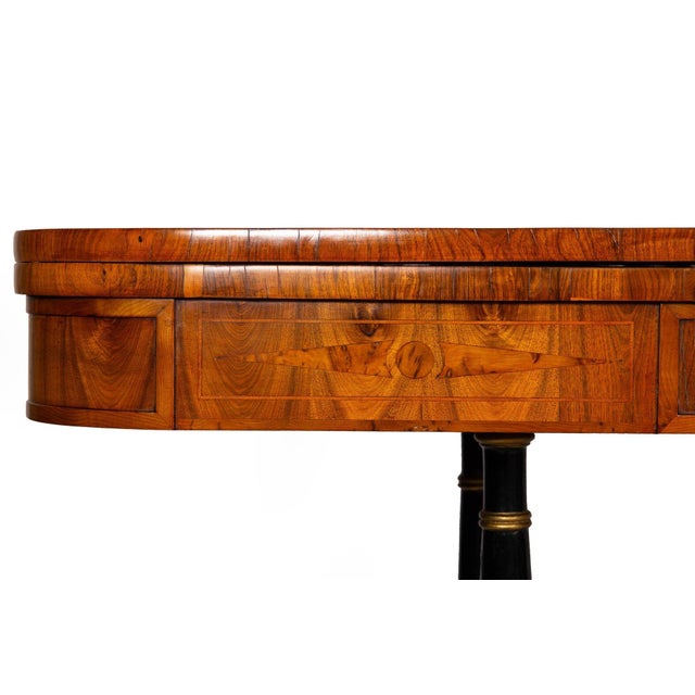 Brown Fine Rare Pair of 19th Century English Antique Rosewood Games Tables For Sale - Image 8 of 18