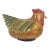 Vintage Paper Maché Chicken Rooster Box For Sale