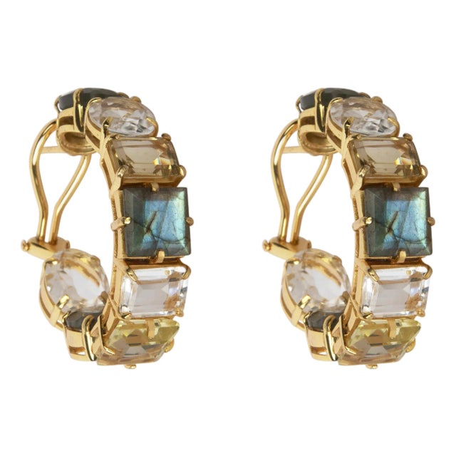 Cielo Hoops Clip On, A Pair For Sale