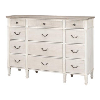 White Painted Bungalow Dresser For Sale