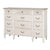 White Painted Bungalow Dresser For Sale