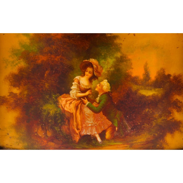 Antique 19th Century French Vitrine Display Cabinet by Vernis Martin For Sale - Image 4 of 18