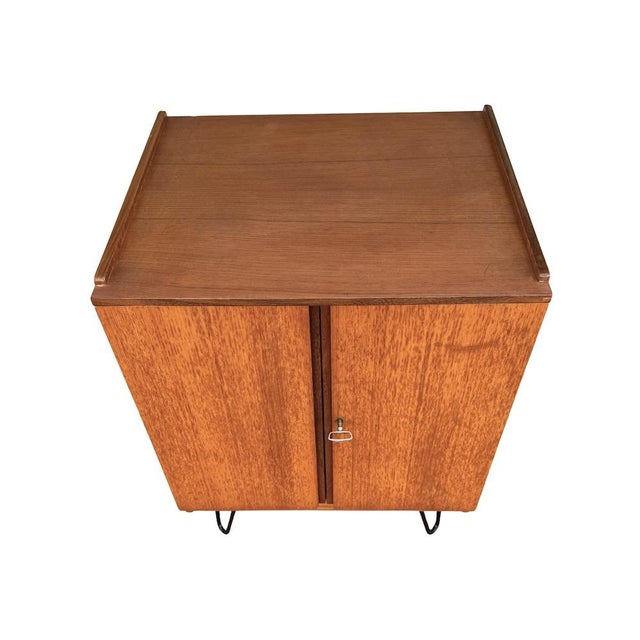 Mid 20th Century Teak Record Cabinet by Dynatron For Sale - Image 6 of 7