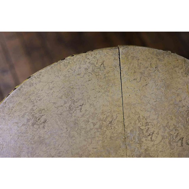 Wood Antique European Tripod Tables Faux Bamboo - A Pair For Sale - Image 7 of 10