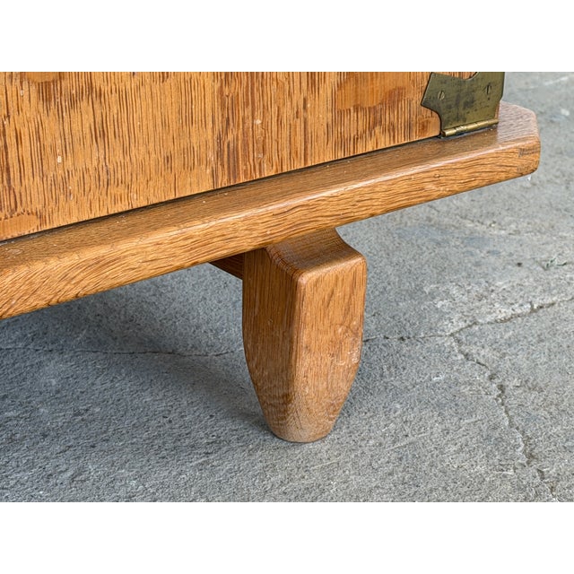 Mid 20th Century Scandinavian Modern Oak Chest from Henning Kjærnulf, Denmark, 1960s For Sale - Image 5 of 12
