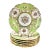 Vintage Apple Green English Coalport Dinner Plates - Set of 7 For Sale