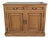 Vintage Buffet Cabinet • Solid Wood Sideboard • 1970s Storage Cabinet • Traditional Credenza • Entryway or Dining Roo... For Sale