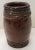 Circa 1890 American I-XL Brown Glazed Stoneware Barrel For Sale - Image 4 of 7