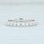Gem: Natural Diamonds - 0.46 Total Carats, Round Brilliant Cut, F - H Color, VS2 - SI1 Clarity Metal: 14k White Gold...