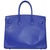 Hermès Birkin 35 Le Tournay Bleu Royal Swift Palladium Hardware 2019 For Sale In New York - Image 6 of 7