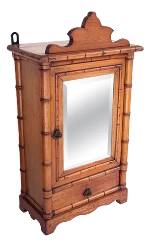 Small Bamboo and Pine Wardrobe