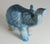 Hand-Carved Miniature Elephant of Naturally Occurring Blue and Brown Sodalite Stone For Sale In Miami - Image 6 of 12