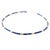 2020s Lapis Lazuli Tube Matinee Necklace For Sale - Image 5 of 9