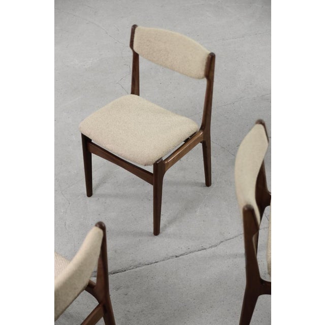 1960s Modern Scandinavian Dining Chairs, 1960s, Set of 4 For Sale - Image 5 of 18