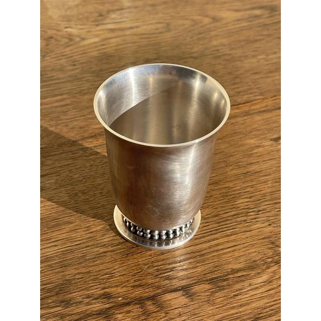 Artist: Jean Després Period: 20th century Style: Other Style Condition: Excellent condition Material: Silver metal...