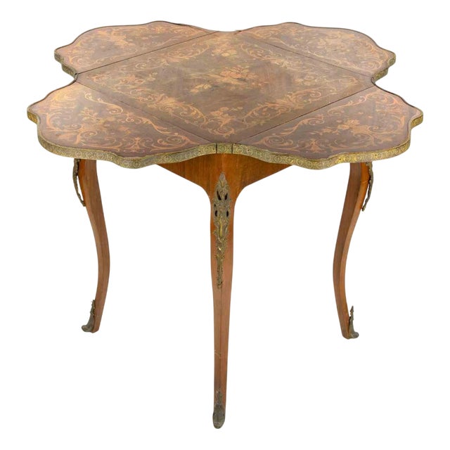 Small Folding Table, Italy, Early 20th Century For Sale