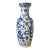 Vintage Asian Blue and Whits Dragon Vase For Sale