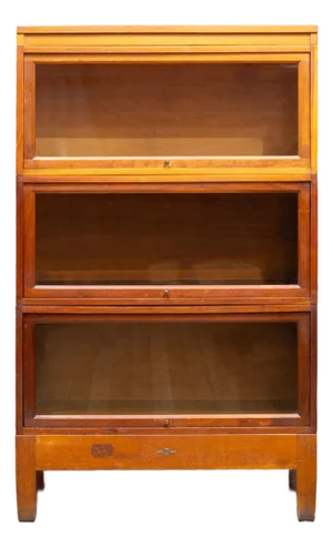 Antique Globe Wernicke 3 Stack Lawyer's Bookcase c.1930