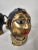 Antique India Painted Brass Hindu Gauri Head Sculptures - a Pair For Sale - Image 4 of 10
