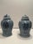 Chinese Antique Chinese Blue and White Lidded Wedding Jars -a Pair For Sale - Image 3 of 12
