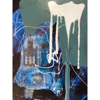Gothic by Cassandra Auker. Abstract Mixed Media on Canvas. For Sale
