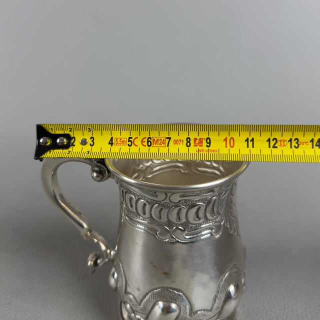 Small Vintage Handcrafted 800 Silver Pourer Carafe, 20th Century For Sale - Image 9 of 11