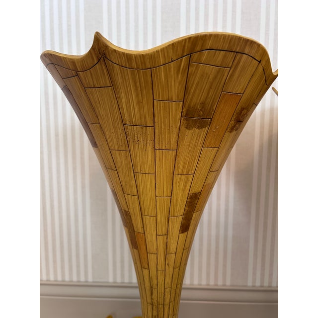 Mid 20th Century Art Nouveau-Style Torchiere Table Lamps - A Pair For Sale - Image 4 of 10