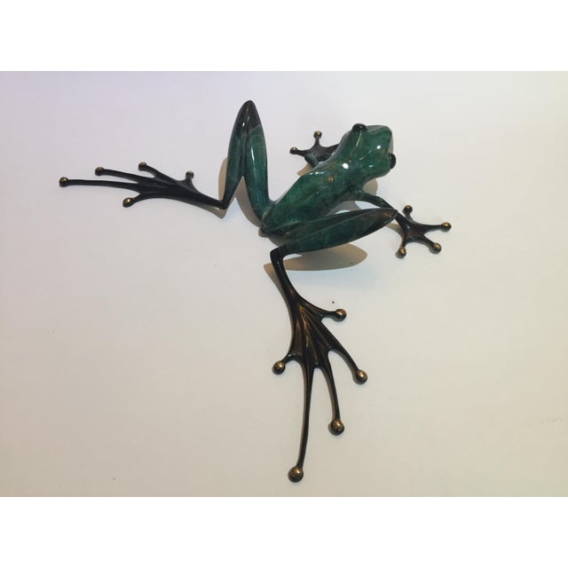 Bronze Frog Figure Ltd Ed Signed and Numbered by Tim Cotterill 1992