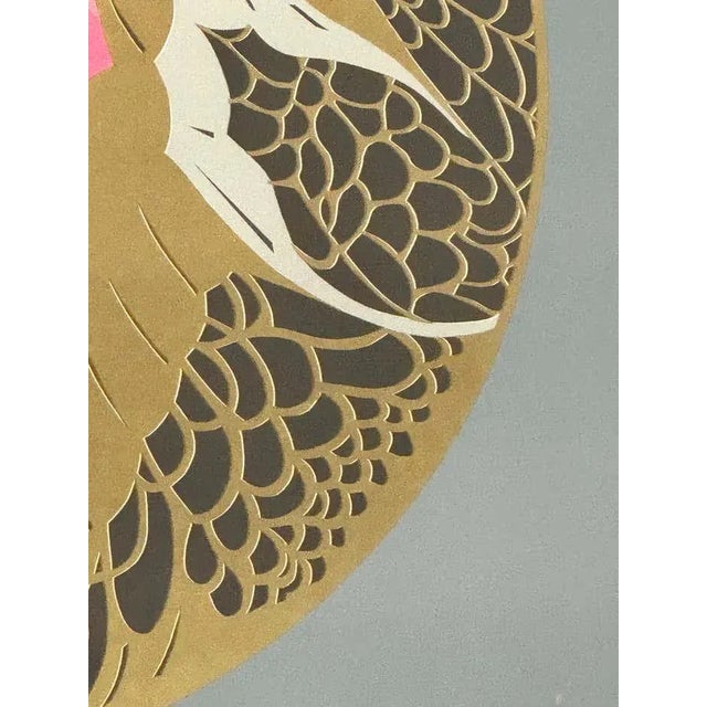 1980s Masquerade #2, Large Modern Artist Proof Lithograph Portrait by Leal For Sale - Image 5 of 8